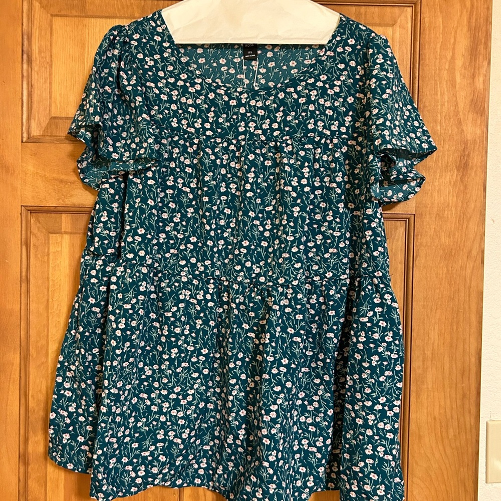 Ladies Butterfly Sleeve Blouse